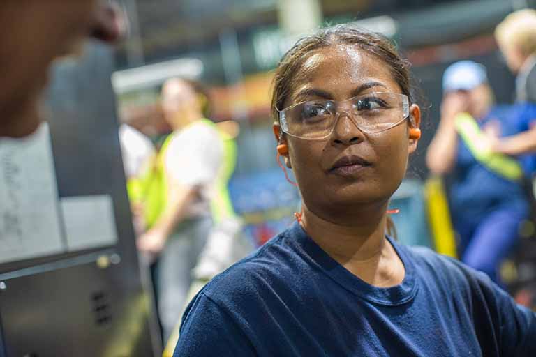 Bettina in Warehouse