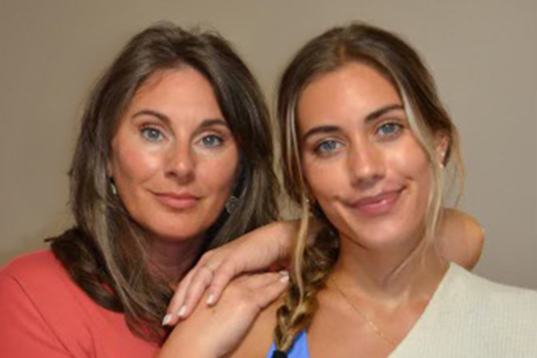 Mother/daughter duo: December Shortridge, left, and daughter Adyson are both nursing students at BCTC’s Winchester campus.